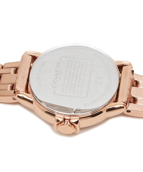 クーポン コーチ 時計 レディース アーデン 28mm クォーツ ホワイト ピンクゴールド Coach コーチ Coach Magaseek クーポン コーチ 時計 レディース アーデン 28mm クォーツ ホワイト ピンクゴールド Coach コーチ Coach Magaseek