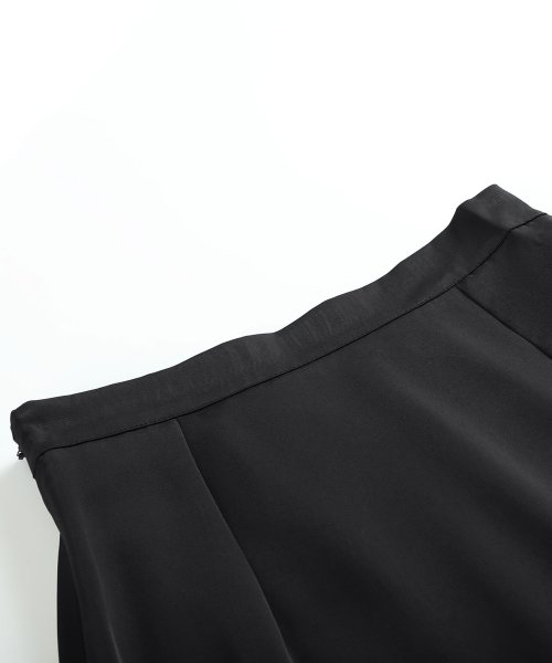 DRESS+(ドレス プラス)/シャーリングスリーブブラウスとスリットスカートのセットアップ/img31