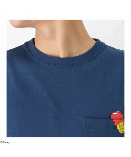 MAC HOUSE(men)(マックハウス（メンズ）)/Disney ディズニー ミッキー/ポケットギミックTシャツ 391103389/img04