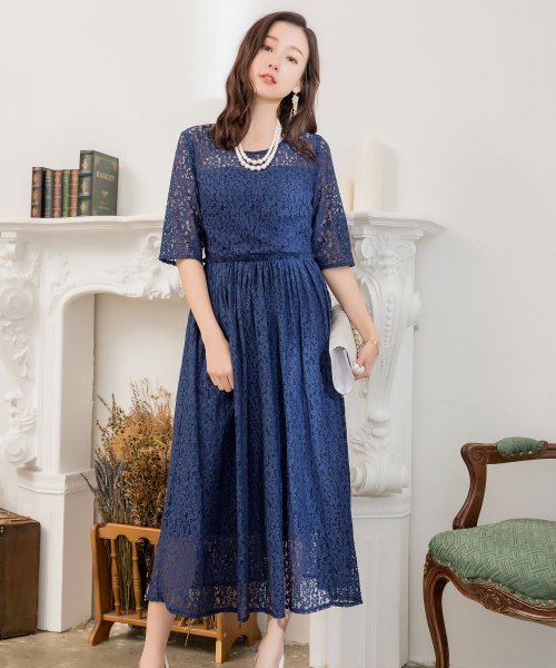 総レースaラインワンピース結婚式対応パーティドレス ドレス スター Dress Star Magaseek 総レースaラインワンピース結婚式対応パーティドレス ドレス スター Dress Star Magaseek