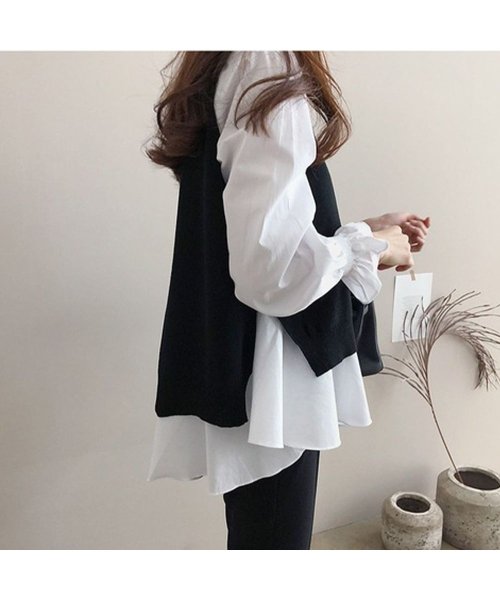 シャツブラウス ニットベスト 2点セット 人気・おすすめ｜使いやすい・旅行におすすめ 品質保証 全国発送 日本国内発送・最短翌日お届け
