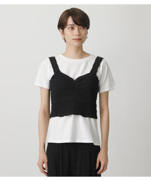 AZUL by moussy(アズールバイマウジー)/GATHER BUSTIER SET TOPS/img04
