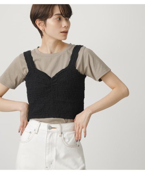 AZUL by moussy(アズールバイマウジー)/GATHER BUSTIER SET TOPS/img19