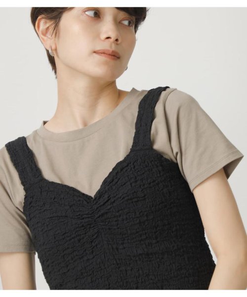 AZUL by moussy(アズールバイマウジー)/GATHER BUSTIER SET TOPS/img20