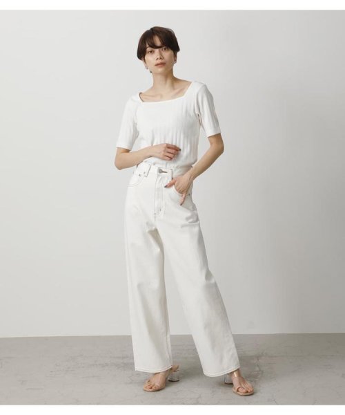 AZUL by moussy(アズールバイマウジー)/2WAY WIDE RIB TOPS/img03