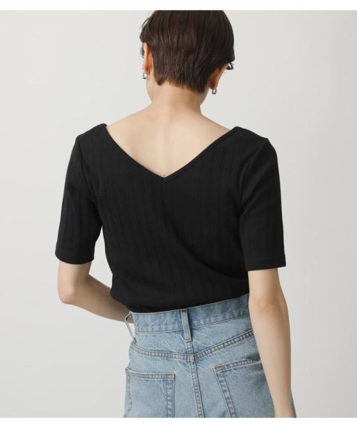 AZUL by moussy(アズールバイマウジー)/2WAY WIDE RIB TOPS/img11