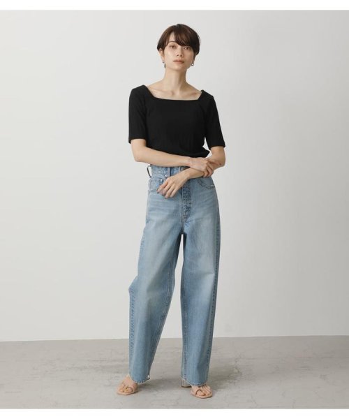 AZUL by moussy(アズールバイマウジー)/2WAY WIDE RIB TOPS/img12