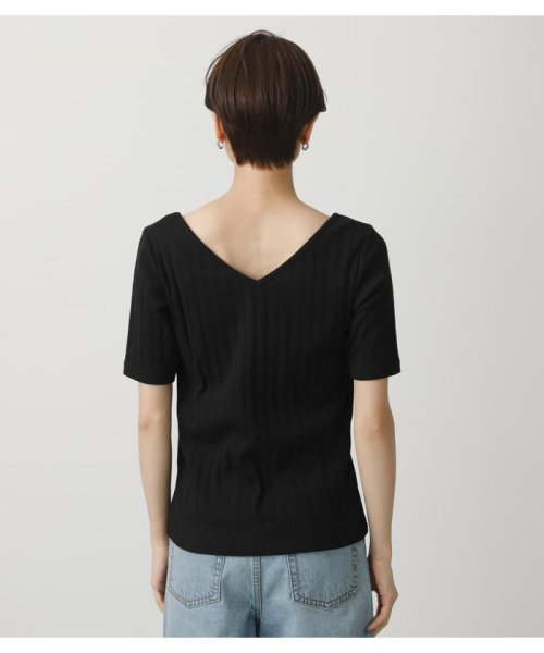 AZUL by moussy(アズールバイマウジー)/2WAY WIDE RIB TOPS/img15