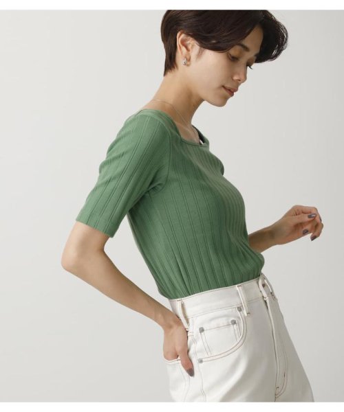 AZUL by moussy(アズールバイマウジー)/2WAY WIDE RIB TOPS/img20