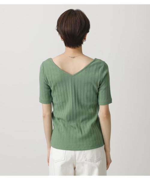 AZUL by moussy(アズールバイマウジー)/2WAY WIDE RIB TOPS/img24