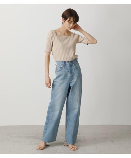 AZUL by moussy(アズールバイマウジー)/2WAY WIDE RIB TOPS/img30
