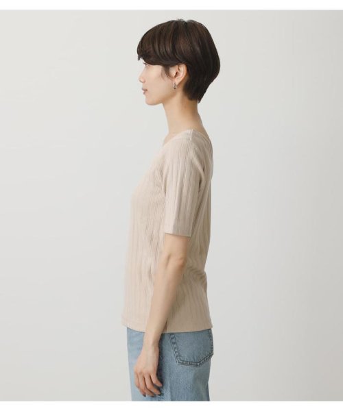 AZUL by moussy(アズールバイマウジー)/2WAY WIDE RIB TOPS/img32