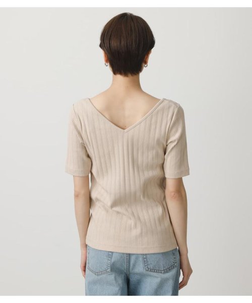 AZUL by moussy(アズールバイマウジー)/2WAY WIDE RIB TOPS/img33