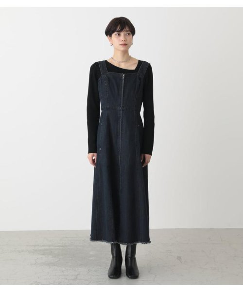 AZUL by moussy(アズールバイマウジー)/ZIP UP JUMPER DRESS/img22