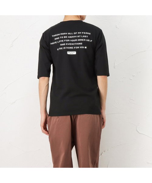 MAC HOUSE(men)(マックハウス（メンズ）)/T－GRAPHICS ティーグラフィックス シンプルロゴ5分袖Tシャツ EJ213－MC246/img06
