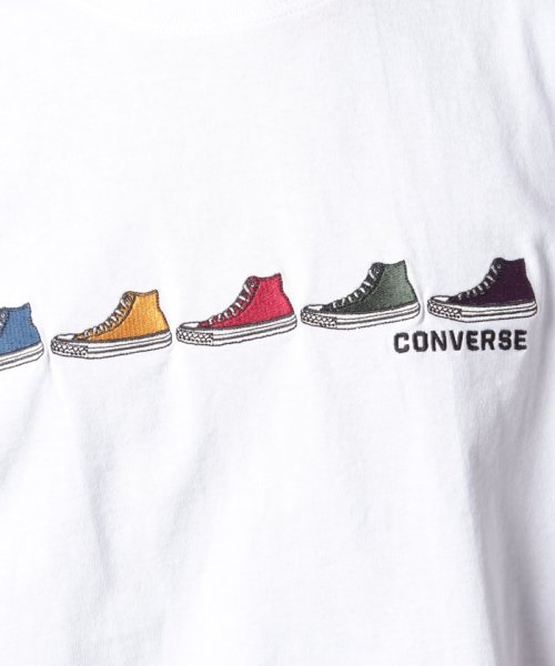 CONVERSE(コンバース)/【CONVERSE】 コンバース 5シューズ刺繍 ブランドロゴ刺繍 半袖Tシャツ/img06