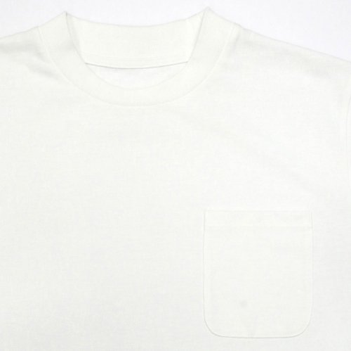 正規店 Tシャツ スマートネック 白系 ピッタリ メンズ