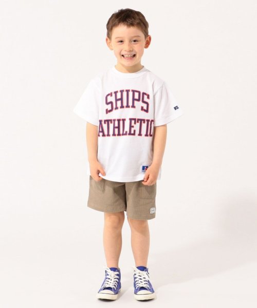 SHIPS KIDS(シップスキッズ)/【SHIPS KIDS別注】RUSSELL ATHLETIC:ビッグ ロゴ TEE(100～130cm)/img02