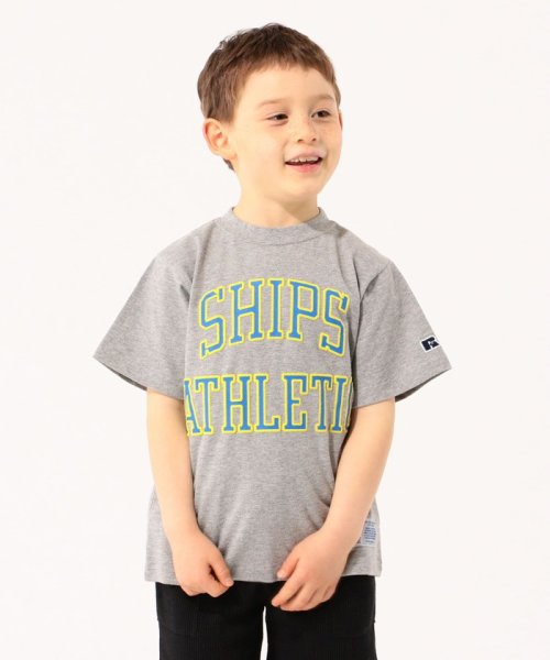 SHIPS KIDS(シップスキッズ)/【SHIPS KIDS別注】RUSSELL ATHLETIC:ビッグ ロゴ TEE(100～130cm)/img03