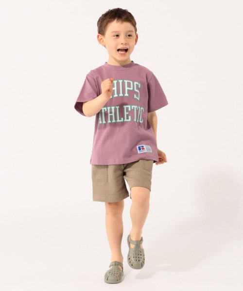 SHIPS KIDS(シップスキッズ)/【SHIPS KIDS別注】RUSSELL ATHLETIC:ビッグ ロゴ TEE(100～130cm)/img07