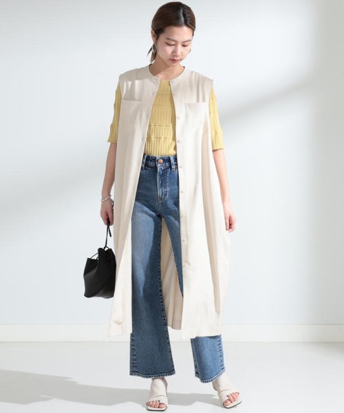セール 50 Off Ray Beams バックオープン ノースリーブ シャツワンピース レイビームス Ray Beams Magaseek