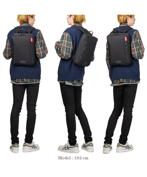 マンハッタンポーテージ リュック バックパック ビジネス メンズ レディース 小さめ 薄型 A4 Manhattan Portage mp2218hpwp Manhattan CORDURA® HP Portage “610D Fabric”