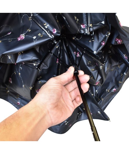 GENUINE UMBRELLA WORKS(ジェニュイン アンブレラ ワークス)/日傘 折りたたみ 完全遮光 遮光率99% 軽量 遮光 3段 晴専用 UVカット GENUINE UMBRELLA WORKS ジェニュイン アンブレラ ワークス/img13