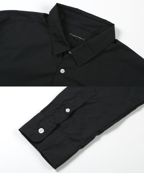 JIGGYS SHOP(ジギーズショップ)/日本製ナノファイン加工ブロードレギュラーシャツ / メンズ カジュアル ストライプ 白 長袖 シャツ トップス ナノファイン/img10