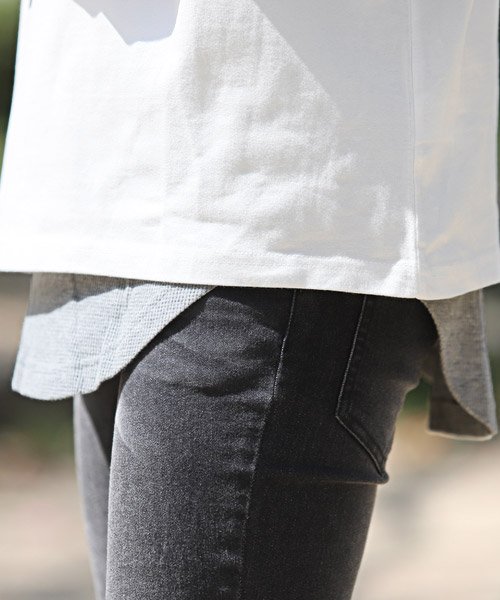 LUXSTYLE(ラグスタイル)/ヘビーウェイト半袖Tシャツ×タンクトップアンサンブル/Tシャツ タンクトップ 半袖 メンズ ポケット アンサンブル 2点セット/img16