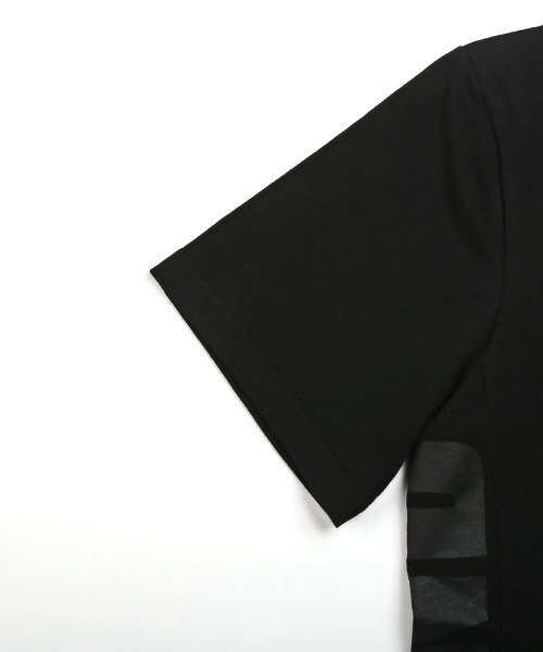 LUXSTYLE(ラグスタイル)/レインボー刺繍サイドロゴプリント半袖Tシャツ/Tシャツ メンズ 半袖 刺繍 ロゴ レインボー サイドロゴ プリント/img11