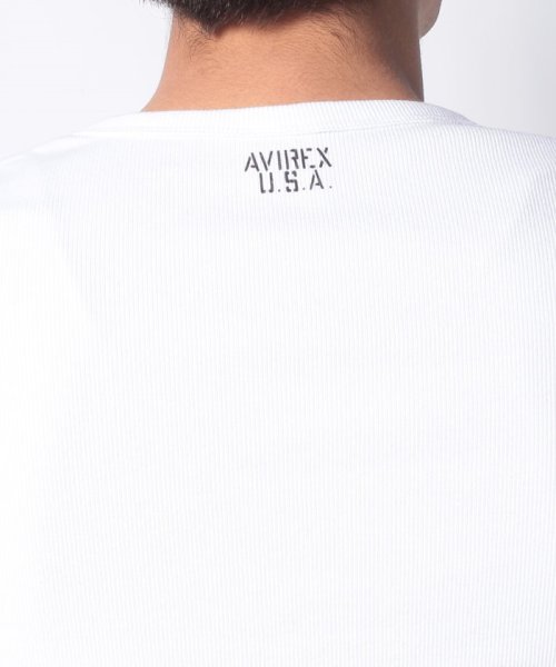 AVIREX(AVIREX)/【AVIREX】アヴィレックス テレコリブ クルーネック 半袖 Tシャツ/img08