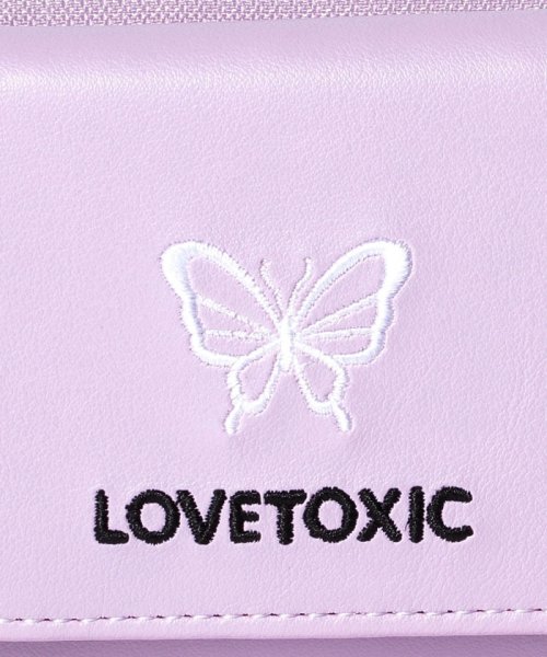 Lovetoxic(ラブトキシック)/モチーフ刺しゅう3つ折り財布/img06