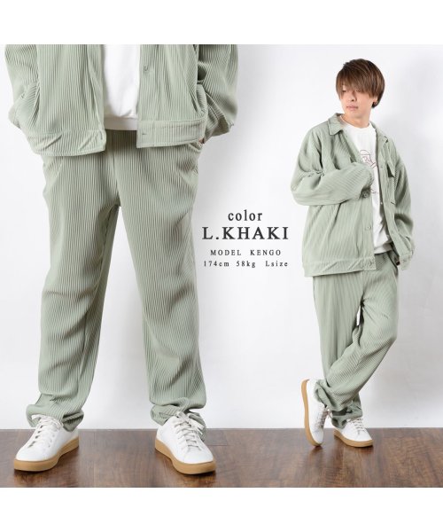 1111clothing(ワンフォークロージング)/◆プリーツ テーパードパンツ◆ パンツ メンズ テーパードパンツ レディース プリーツパンツ イージーパンツ メンズ レディース おしゃれ ウエストゴム 紐 セ/img18