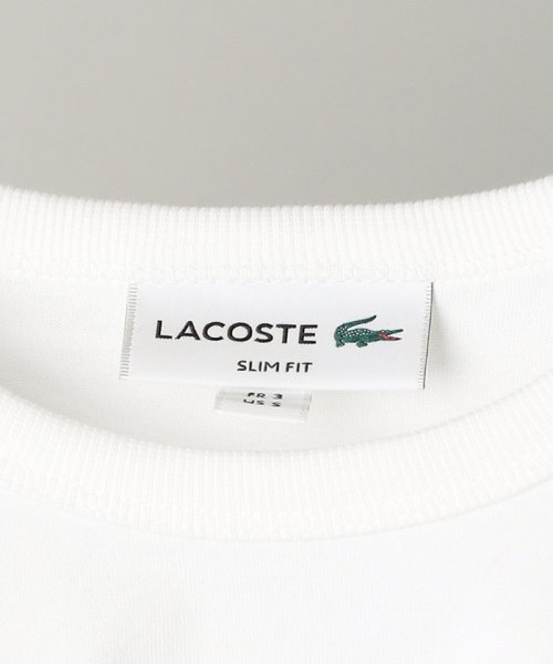 SHIPS MEN(シップス　メン)/LACOSTE: スリムフィット クロコエンブレム クルーネック Tシャツ TH5845L/img05