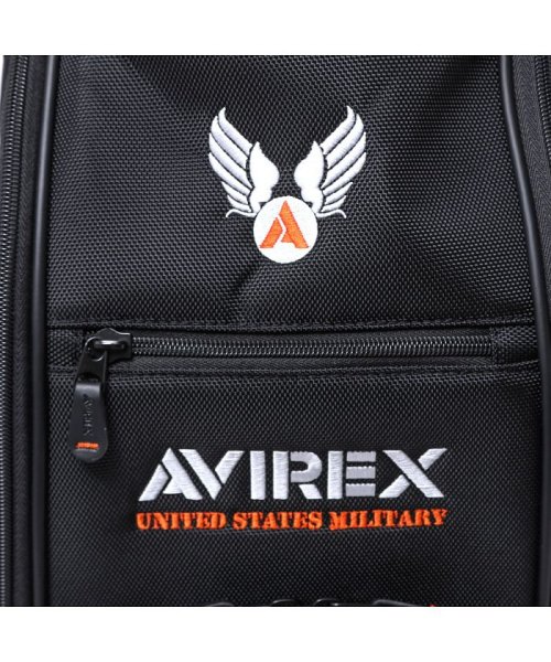 AVIREX GOLF(アヴィレックス ゴルフ)/アヴィレックスゴルフ キャディバッグ AVIREX GOLF ゴルフバッグ カート フード 9型 46インチ対応 5分割 AVXBA1－2BC /img29
