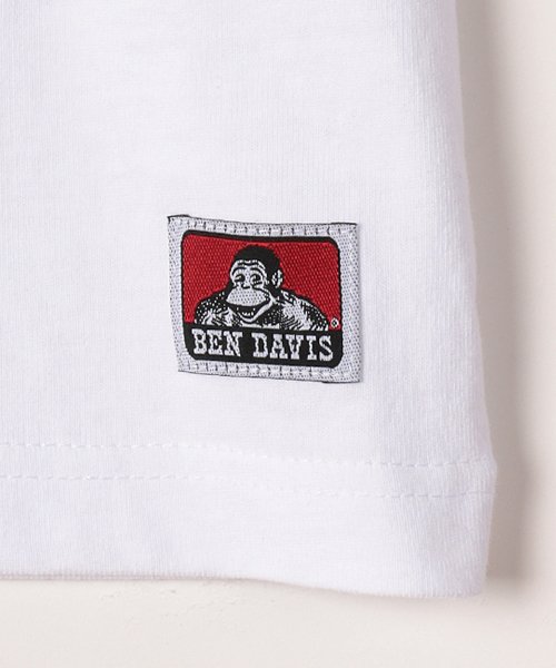 BEN DAVIS(BEN DAVIS)/【BENDAVIS】 ベンデイビス ミニゴリラワンポイント刺繍 ロゴバックプリント半袖Tシャツ/img06