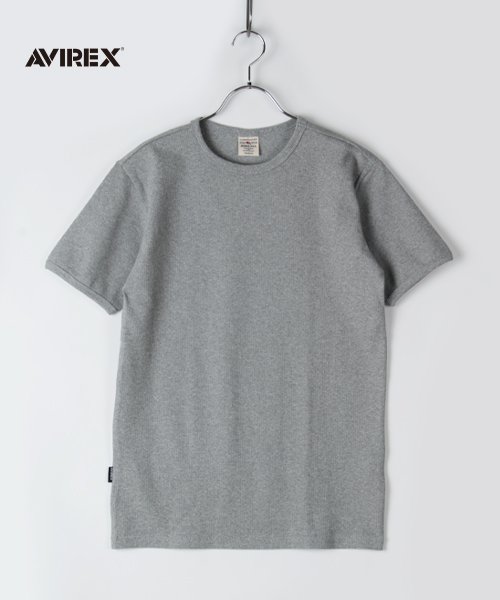 AVIREX(AVIREX)/【AVIREX】アヴィレックス テレコリブ クルーネック 半袖 Tシャツ/img01