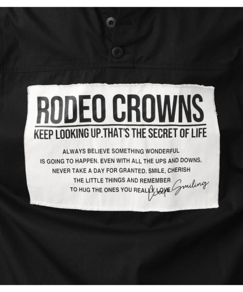 RODEO CROWNS WIDE BOWL(ロデオクラウンズワイドボウル)/バックオープンパッチシャツ/img18