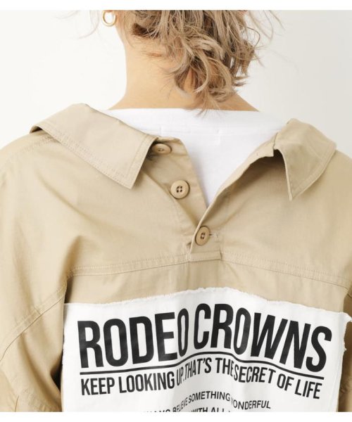 RODEO CROWNS WIDE BOWL(ロデオクラウンズワイドボウル)/バックオープンパッチシャツ/img33