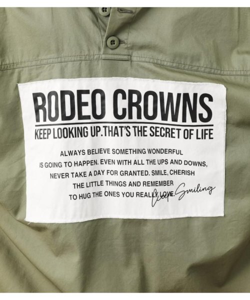 RODEO CROWNS WIDE BOWL(ロデオクラウンズワイドボウル)/バックオープンパッチシャツ/img42
