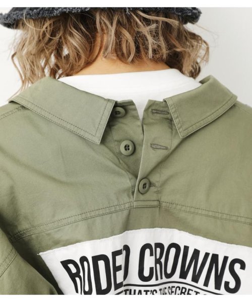 RODEO CROWNS WIDE BOWL(ロデオクラウンズワイドボウル)/バックオープンパッチシャツ/img45