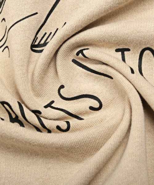LUXSTYLE(ラグスタイル)/米綿天竺刺繍バックイラストプリントTシャツ/Tシャツ メンズ 半袖 ビッグシルエット 刺繍 プリント イラスト/img35