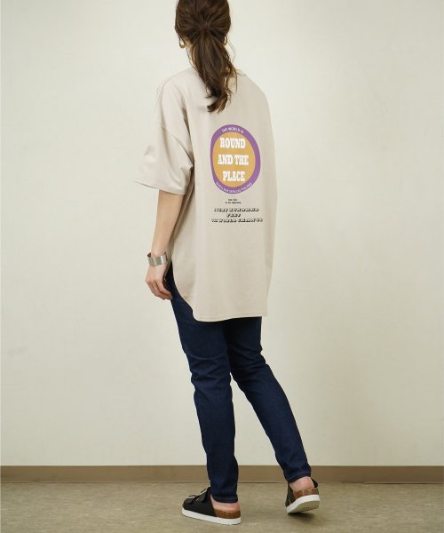 Fizz(フィズ)/【2021新作】サークルロゴプリント裾ラウンド半袖Tシャツ myke SS/img06