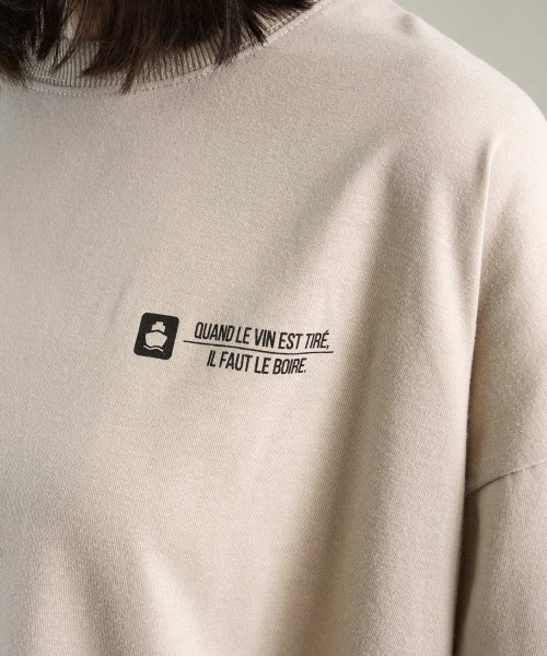 Fizz(フィズ)/【2021新作】バックロゴプリント裾ラウンド半袖Tシャツ myke SS/img07