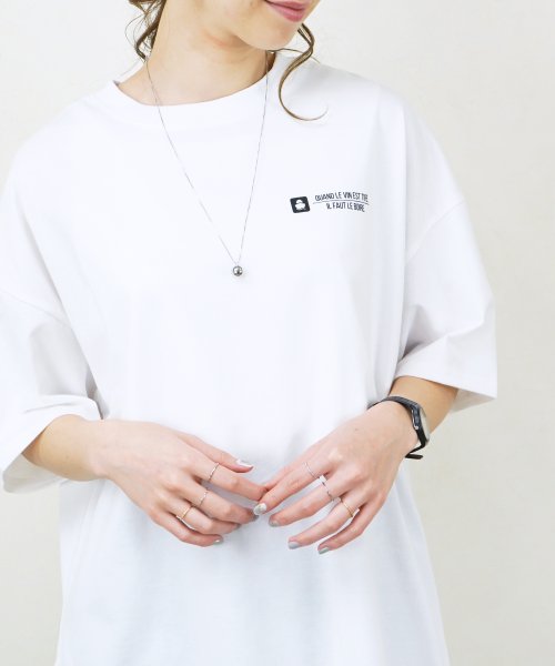 Fizz(フィズ)/【2021新作】バックロゴプリント裾ラウンド半袖Tシャツ myke SS/img16