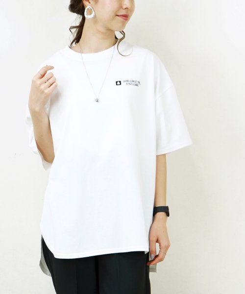 Fizz(フィズ)/【2021新作】バックロゴプリント裾ラウンド半袖Tシャツ myke SS/img19