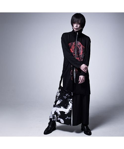 Civarize スモークフェザープリントワイドパンツ V系 ヴィジュアル系 ビジュアル系 モード系 メンズ ファッション スカート ハカマパンツ タイパンツ シヴァーライズ Civarize Magaseek Civarize スモークフェザープリントワイドパンツ V系 ヴィジュアル系 ビジュアル系 モード系 メンズ ファッション スカート ハカマパンツ タイパンツ シヴァーライズ Civarize Magaseek