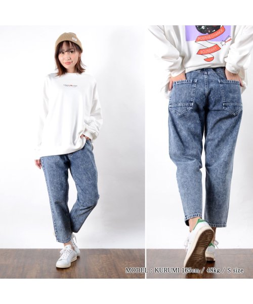 1111clothing(ワンフォークロージング)/◆ワイドテーパードパンツ◆ デニム パンツ メンズ レディース ワイドパンツ テーパードパンツ ワイドデニムパンツ おしゃれ デニムワイドパンツ 太め テーパー/img11