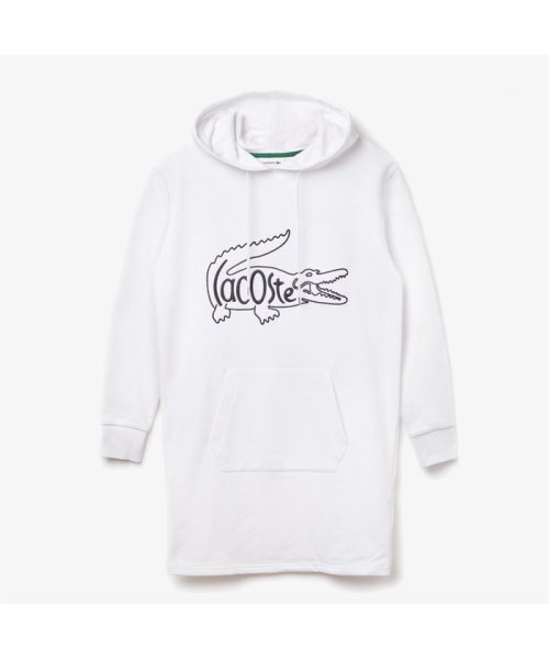 LACOSTE(ラコステ)/クロコロゴプリントスウェットフーディワンピース/img05