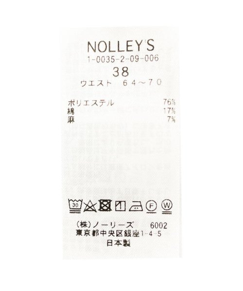 NOLLEY’S(ノーリーズ)/麻混ワイドパンツ/img10